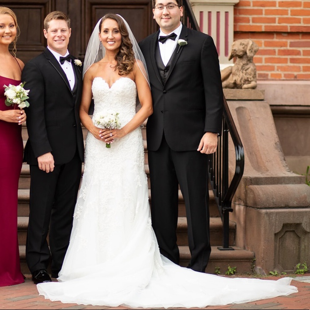 Sparkling Mermaid Wedding Dress - Picture 1 of 7